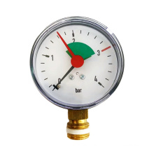 60MM SS316 Safty Electrical Contact Pressure Gauge Menometer